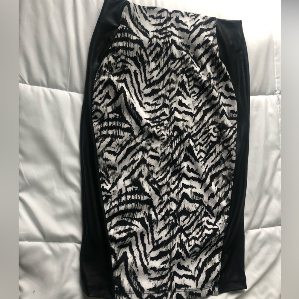 Kim Kardashian Kollection Faux Leather Skirt
